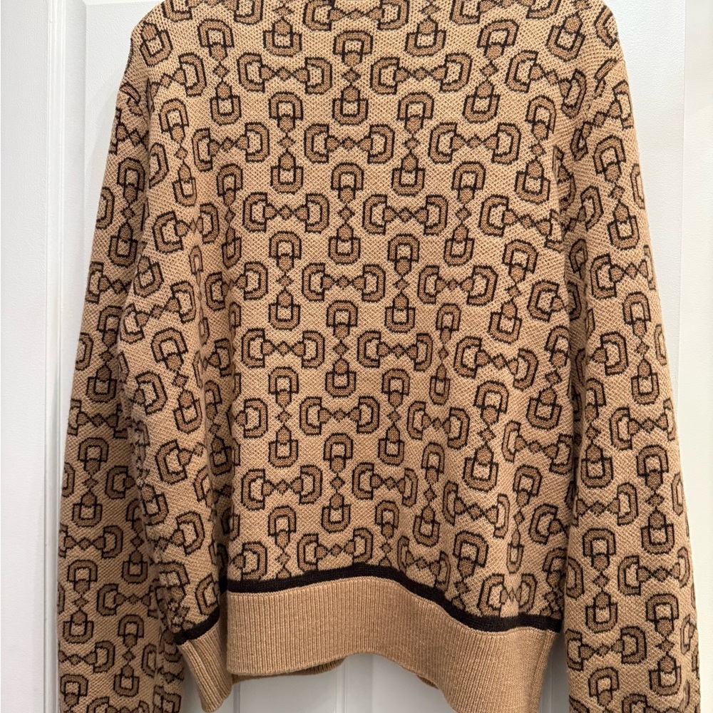 Gucci Beige and Brown Patterned Cardigan - Picture 5 of 7